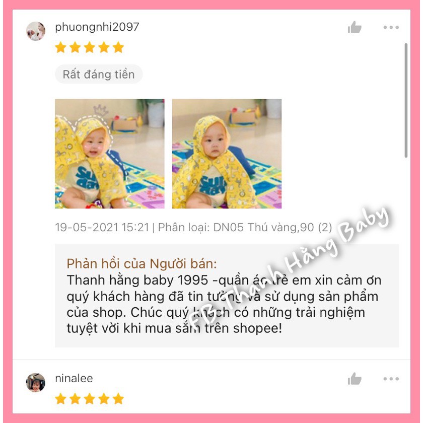 Áo Choàng Chống Nắng Cho Bé, Áo Choàng Cho Bé Chống Nắng Tránh Gió Thanh Hằng Baby 5 Đến 13 Kg