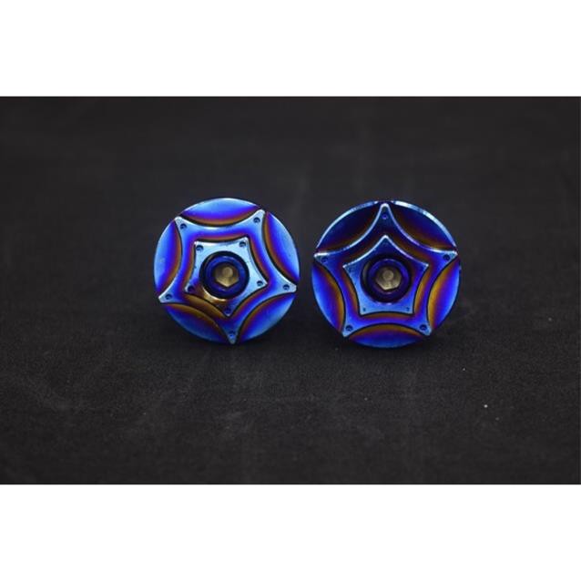 Gù tay lái ngôi sao CNC INOX titan