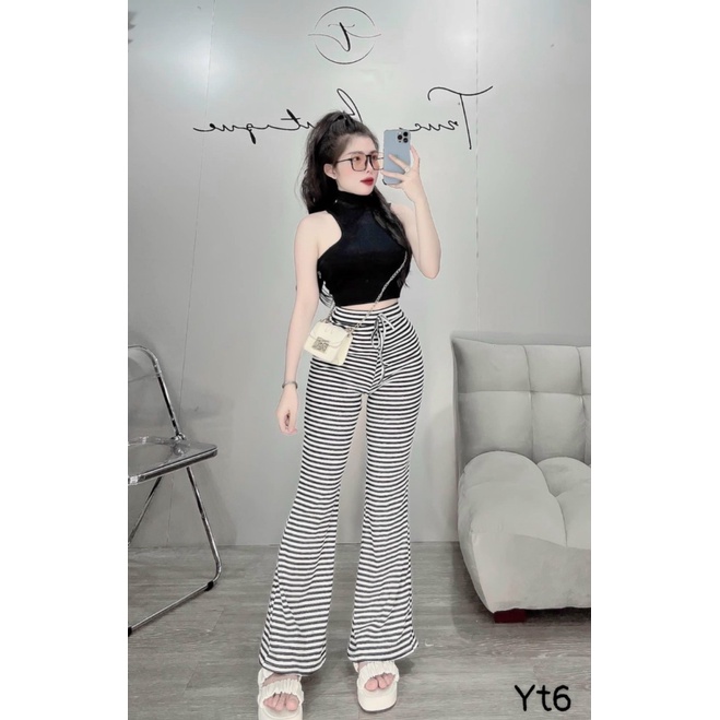FREE SHIP SÉT THUN SỌC BODY TÔN DÁNG SANG CHẢNH CỰC HOT PUN9 THỜI TRANG HHP 2022