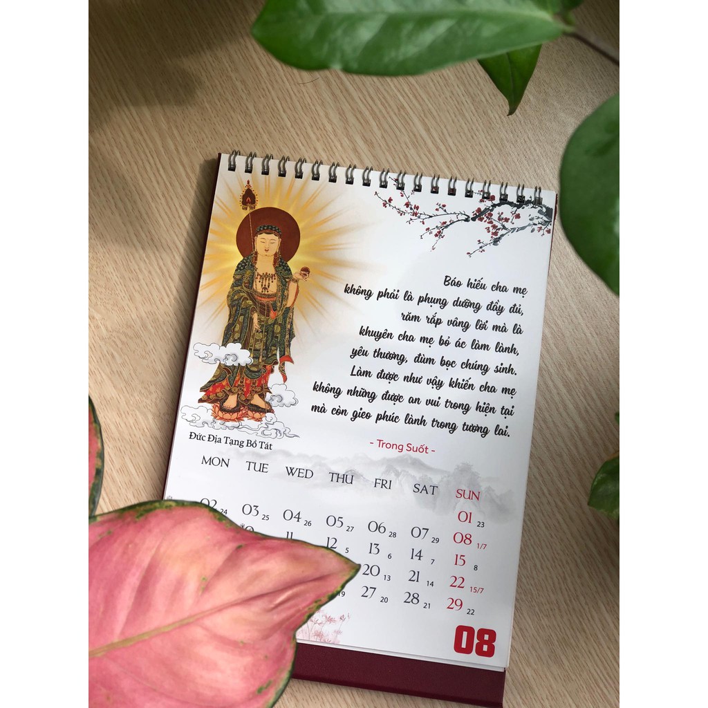 Lịch Trong Suốt 2021 Tết Tân Sửu - Lịch Phật để bàn 3 trong 1: Bình An - Truyền Cảm Hứng - Từ Thiện | BigBuy360 - bigbuy360.vn