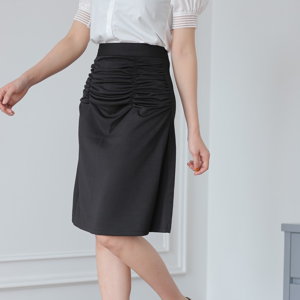 Chân Váy Dáng Chữ A, Chân Váy Thiết Kế Bèo Nhún Che Bụng Béo - Chất Liệu Chiffon Co Giãn - [ĐỦ SIZE] | BigBuy360 - bigbuy360.vn