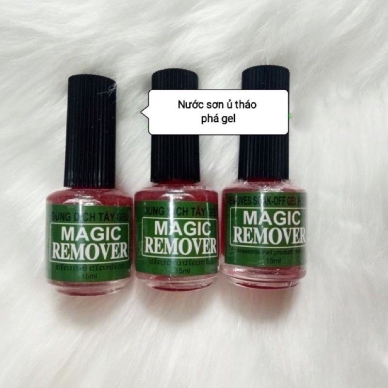 Sơn phá gel - Nước ủ tháo gel Magic ( không cần cà lớp sơn Top)