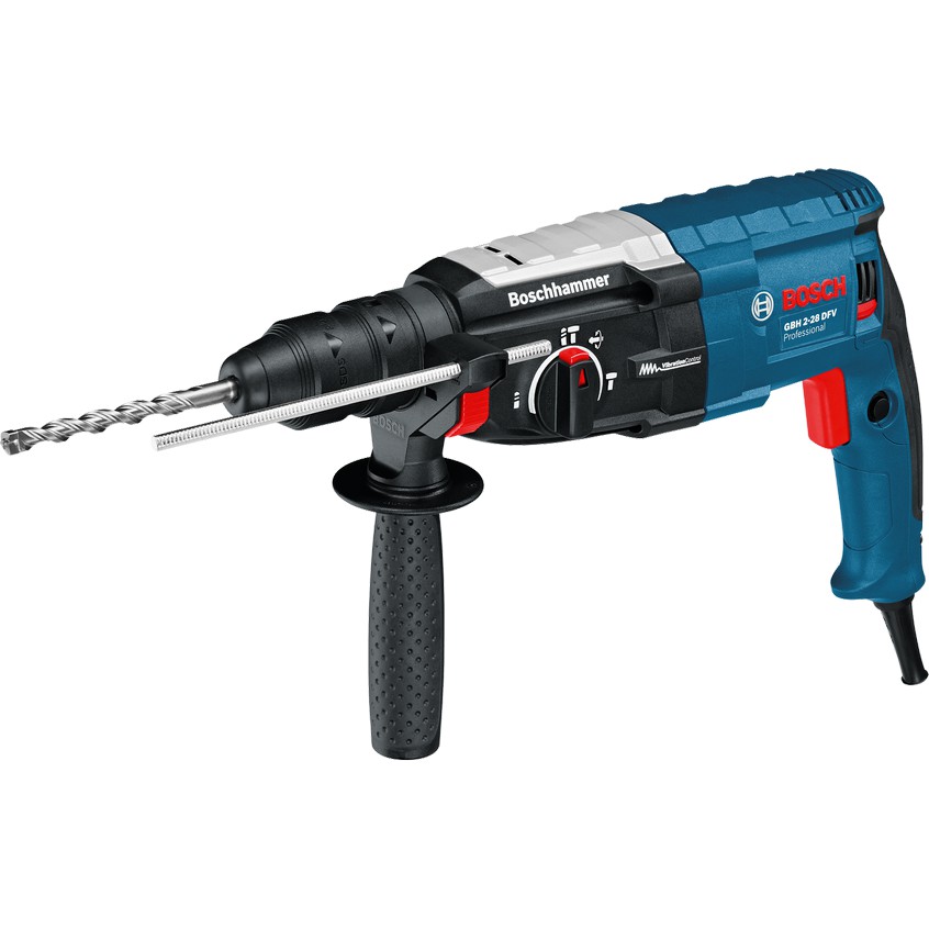 Máy khoan búa Bosch GBH 2-28 DFV Professional + Quà tặng áo mưa