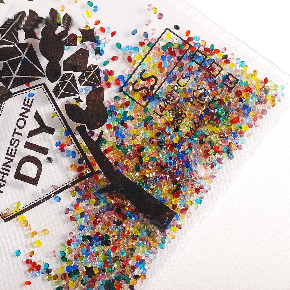 Set 1440 Hạt 3d 1.1mm Trang Trí Móng Tay Nghệ Thuật