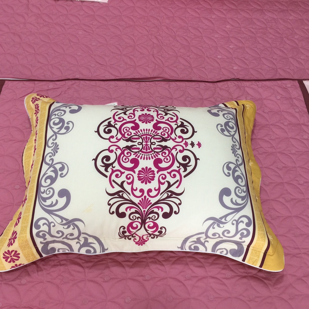 Vỏ gối đơn cotton 45*65 SÔNG HỒNG