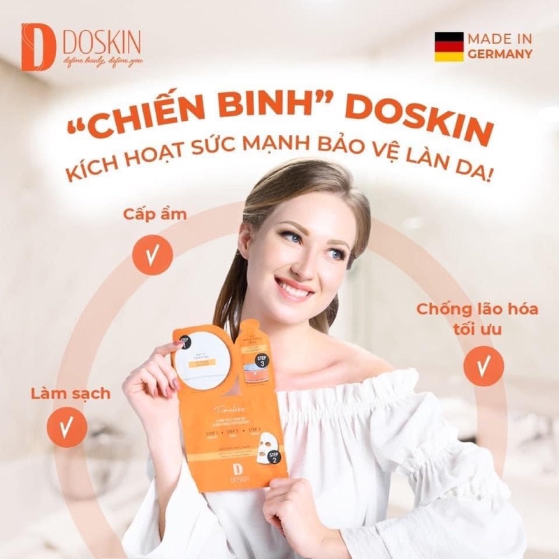 Bộ Mặt Nạ 3 Bước Chiến Binh Doskin Mỹ Phẩm CHLB Đức | BigBuy360 - bigbuy360.vn