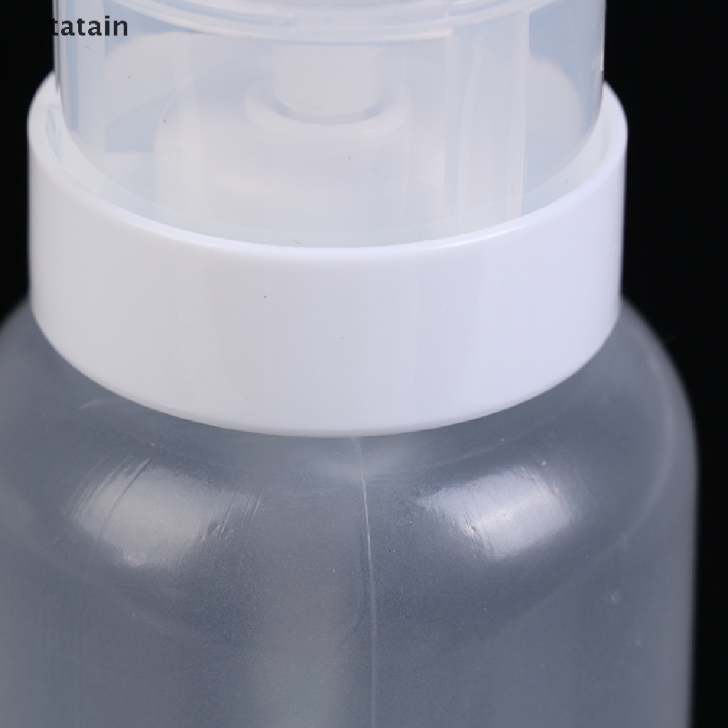 [TAT] 1PC 200ML Nail Polish Remover Alcohol Cleansing Liquid Split Bottles With Cover CVX