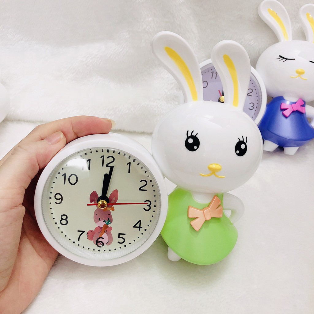 Đồng hồ báo thức / Đồng hồ để bàn hình thỏ DHDC030