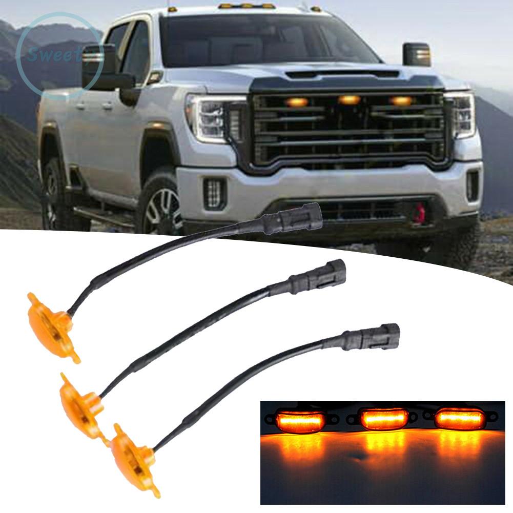 Lưới Tản Nhiệt Đèn Led Cho Gmc Sierra 2500 Hd 2019-2021