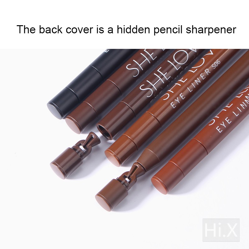 Bút Kẻ Mắt Trang Điểm Chống Nước Lâu Trôi Không Phai 6 Màu Tùy Chọn