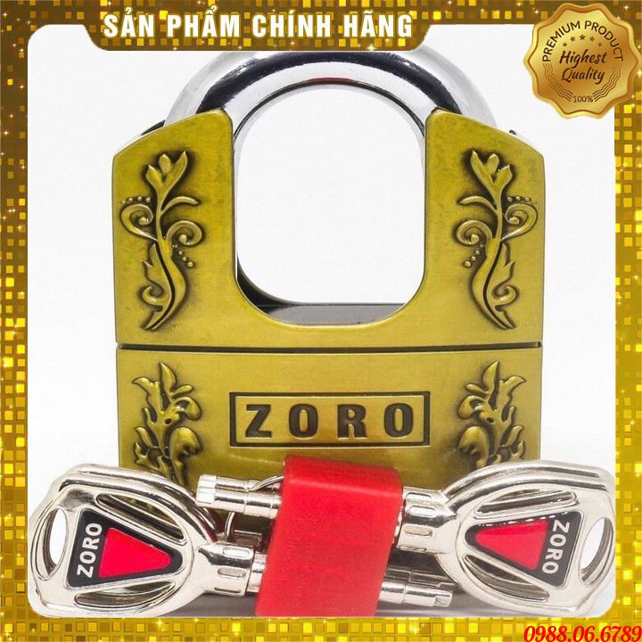 Ổ khóa cao cấp ZORO 6 phân,chìa đạn⚡FREE SHIP⚡ KHÓA BẤM KHÔNG CẦN CHÌA,Ổ Khóa 6 Phân Chống Cắt, Khoá Nhà Chống Trộm