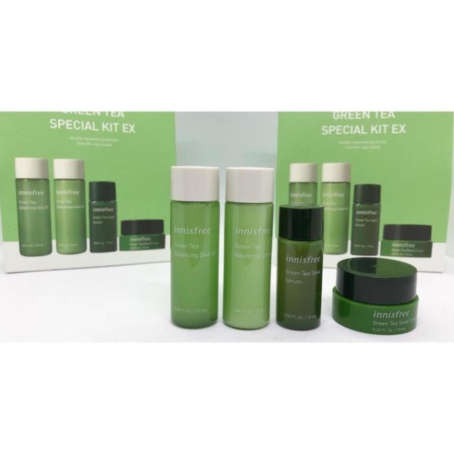 Set Kit Trà Xanh Dưỡng Ẩm Innisfree Green Tea Special Kit Ex