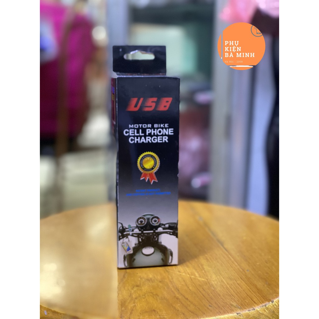 Sạc điện thoại cho motorbike usb cell phone charger
