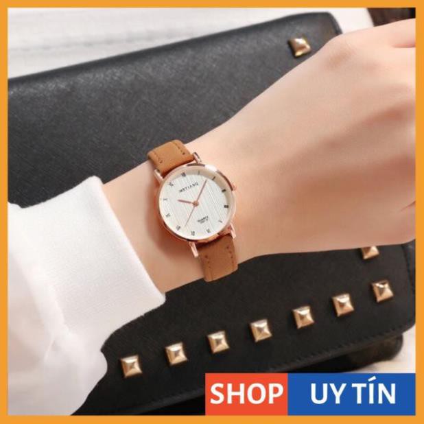 [Hàng Cao Cấp] - Đồng hồ nữ MSTIANQ dây da lộn 5 màu siêu xinh | BigBuy360 - bigbuy360.vn