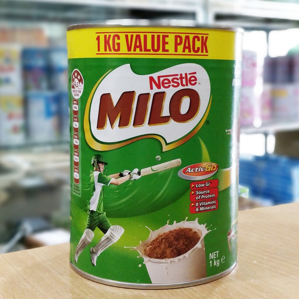 Milo Úc - Sữa Nestle Milo Úc 1kg cho nhiều lứa tuổi (Hộp thiếc) date mới 2022 ANVISHOP