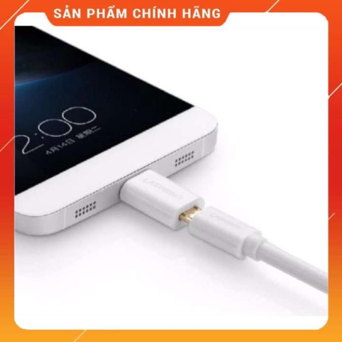 [CHÍNH HÃNG] Đầu chuyển USB Type C sang Micro USB Ugreen 30154 Hỗ Trợ Chức Năng OTG - Hàng Chính Hãng