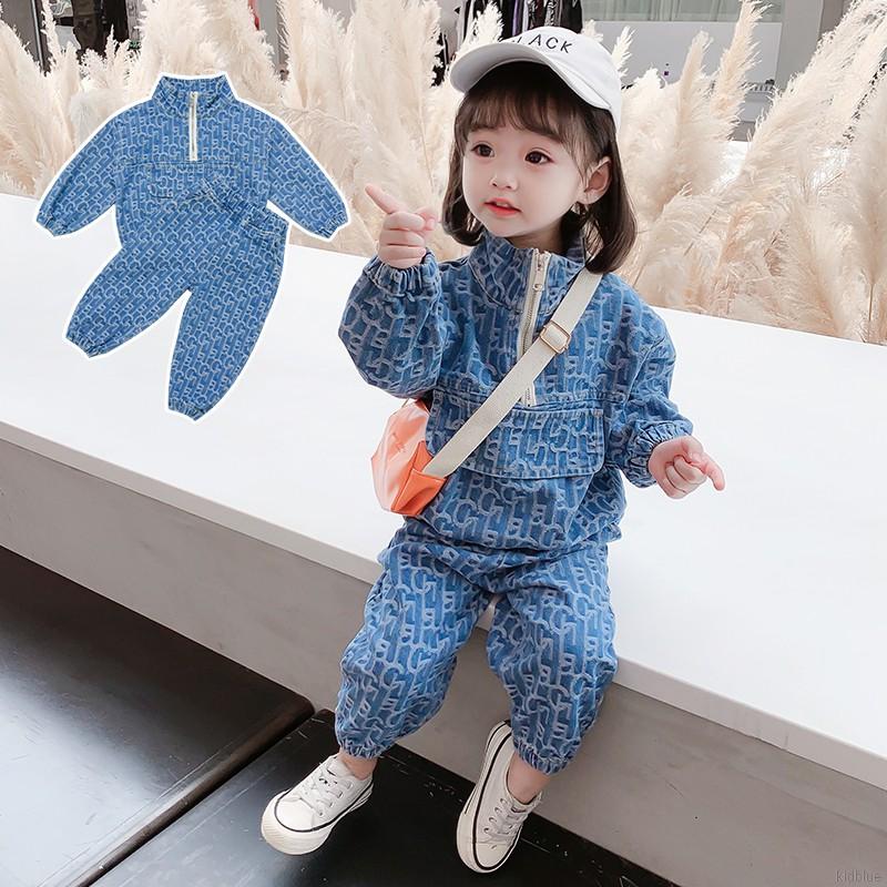 Bộ Áo Thun Tay Dài &amp; Quần Dài Xinh Xắn Cho Bé