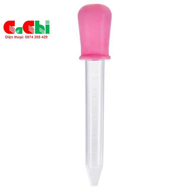 Ống bón sữa ống hút sữa cho bé lười ti 5ml núm silicon