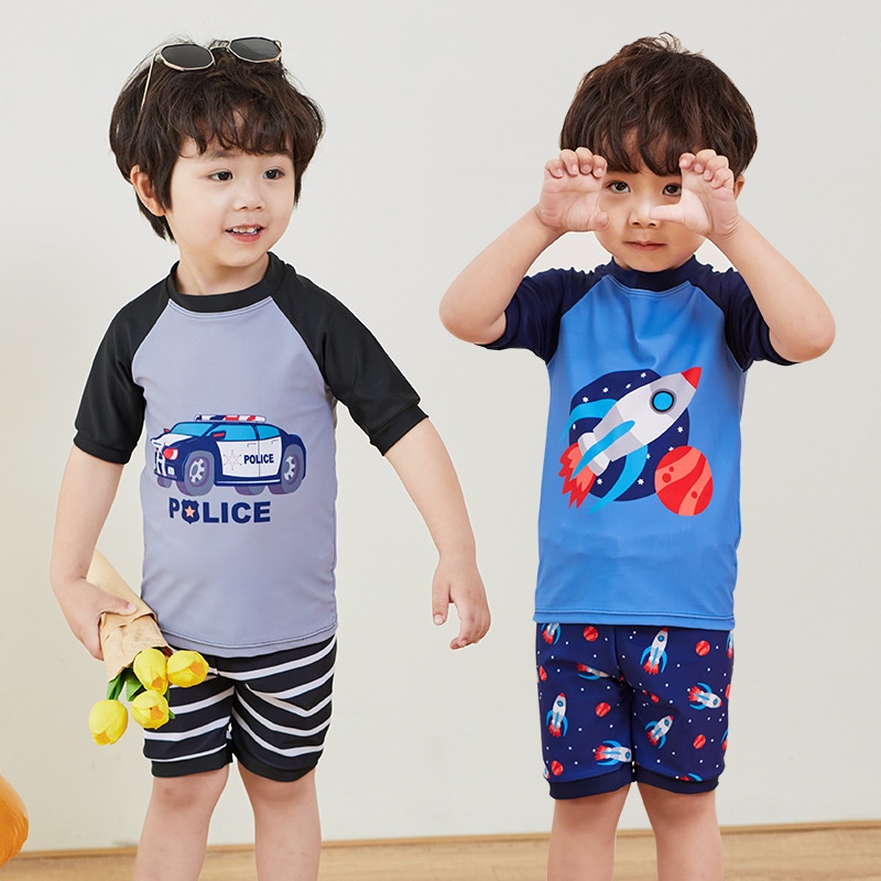 [8 -35kg] Đồ Bơi Cho Bé Trai Thân Rời SIêu Đẹp Dễ Thương