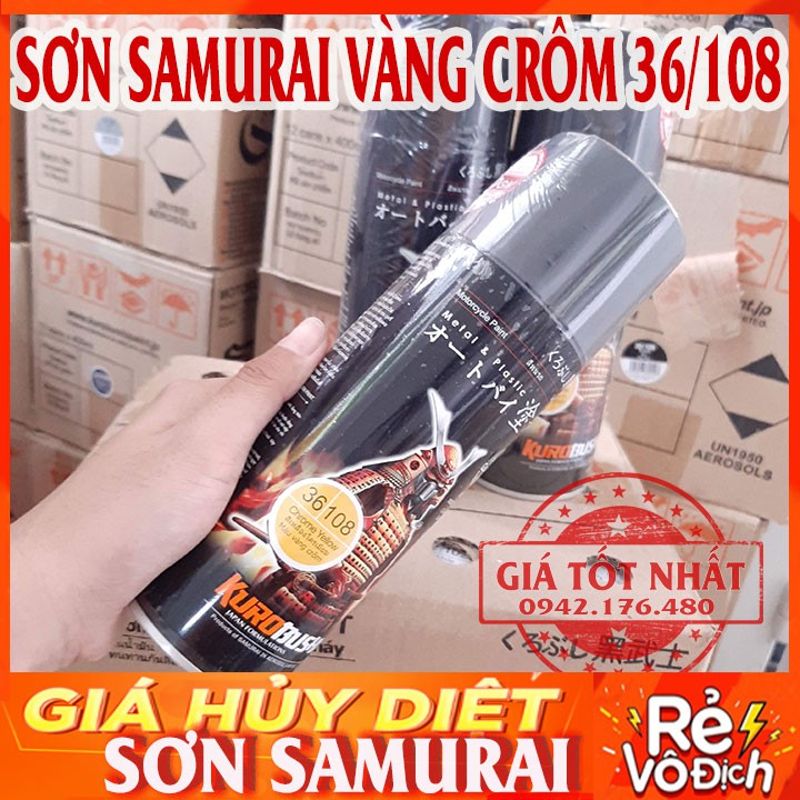 SƠN SAMURAI MÀU VÀNG CRÔM - SƠN MÂM CỰC ĐẸP