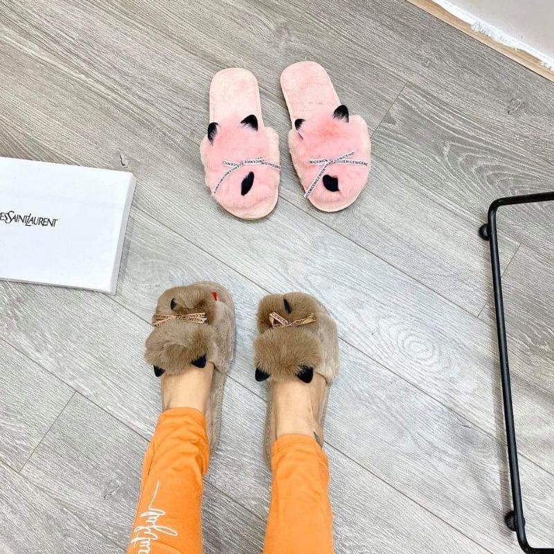 Dép lông hình hồ ly