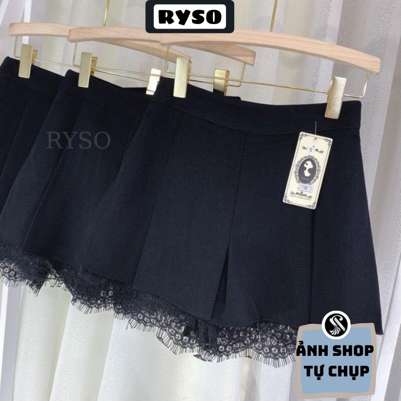 Chân Váy Xếp Ly Ulzzang Hàn Quốc Lưng Cao Phong Cách Tennis Xòe Kểu Xếp Li Ngắn (có quần trong )