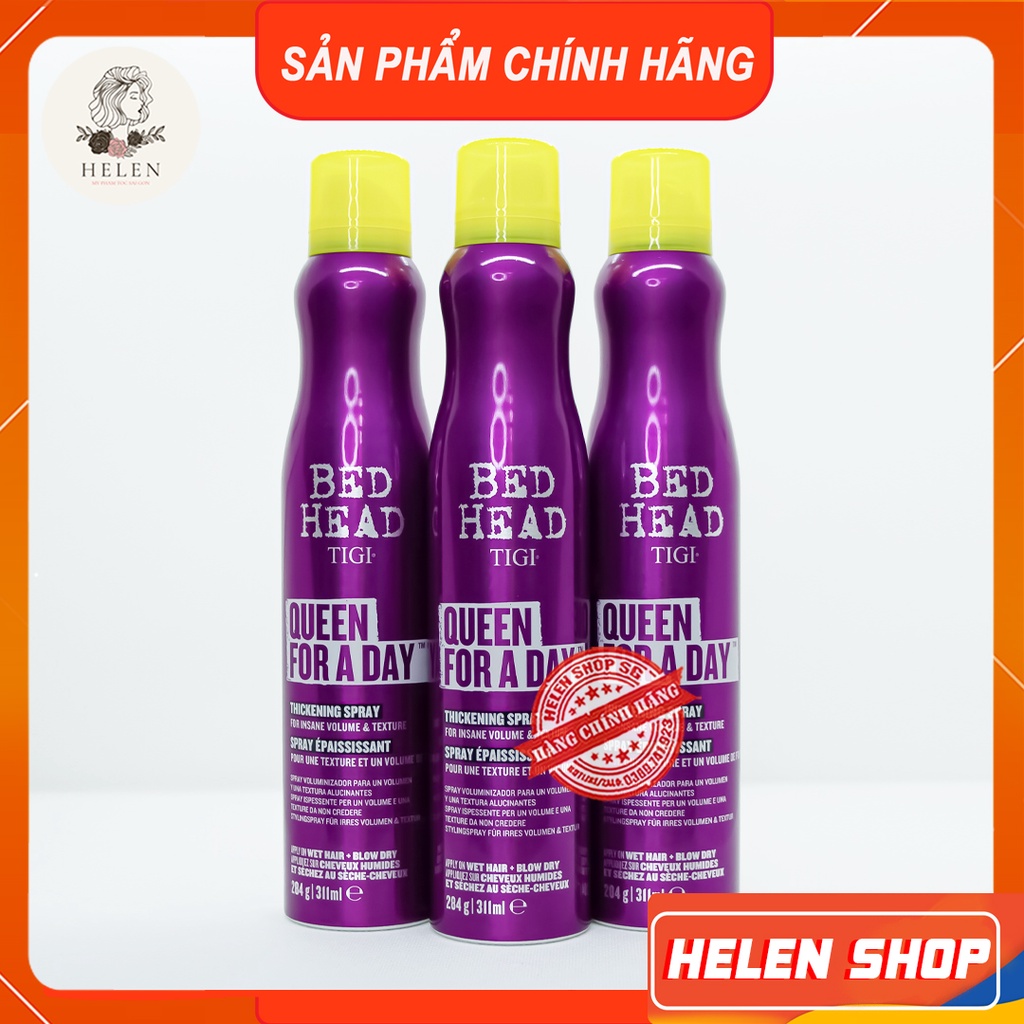 TIGI Xịt Tạo Phồng Tóc Tigi Bed Head Superstar Queen For a Day 311ml