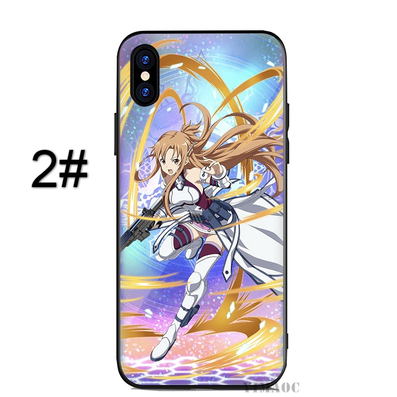 Ốp điện thoại in hình Anime Sword Art Online cho IPHONE 5 5S SE 6 6S 6/6S PLUS 7/8 7/8 PLUS X XSMAX XR XS
