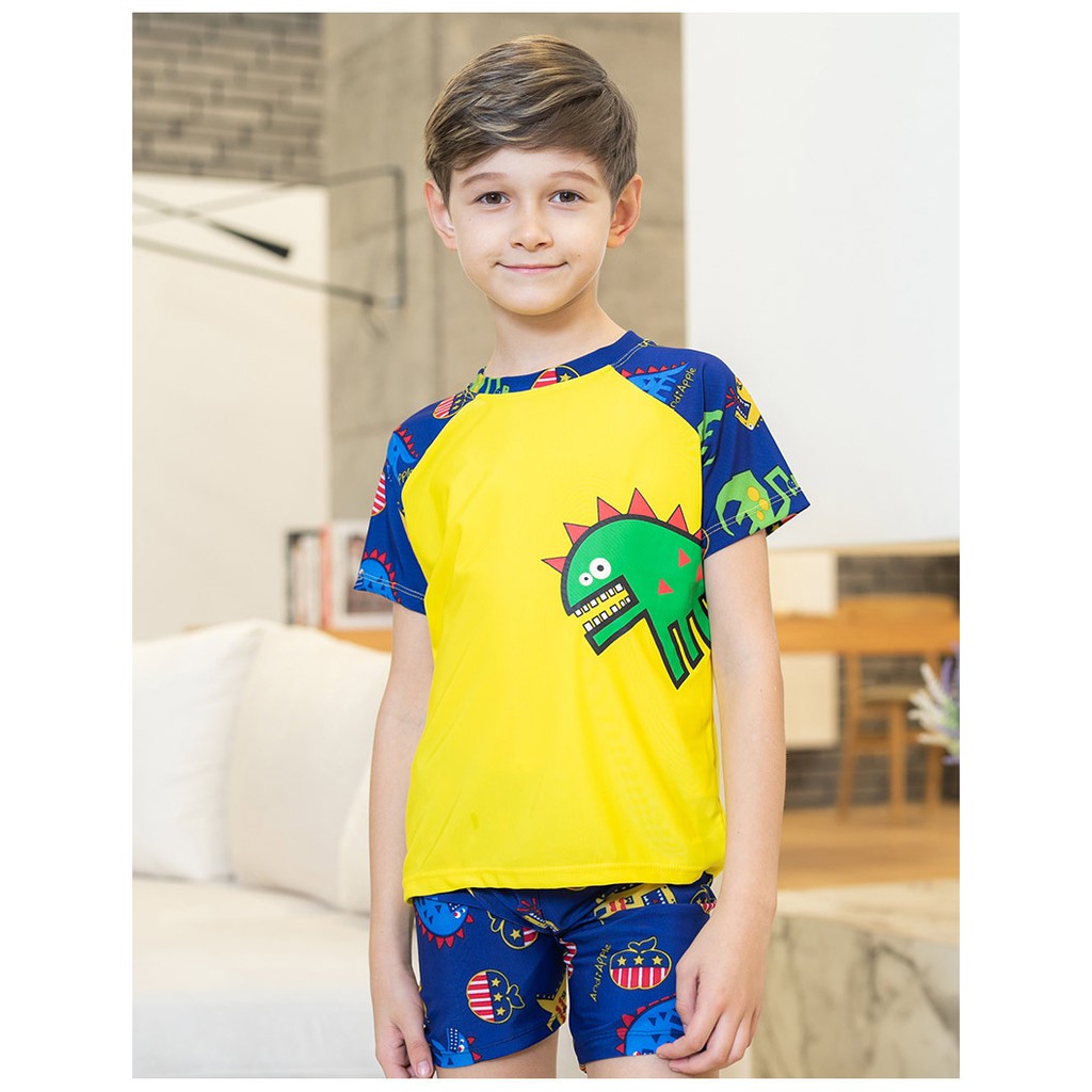 Đồ bơi bé trai + nón bơi