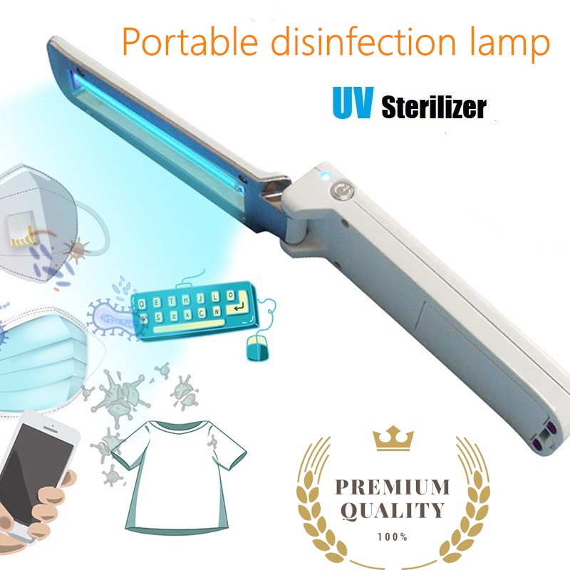 Đèn Khử Trùng Tia Cực Tím UV Sạc Cổng USB Có Thể Gấp Gọn Mang Đi Tiện Dụng