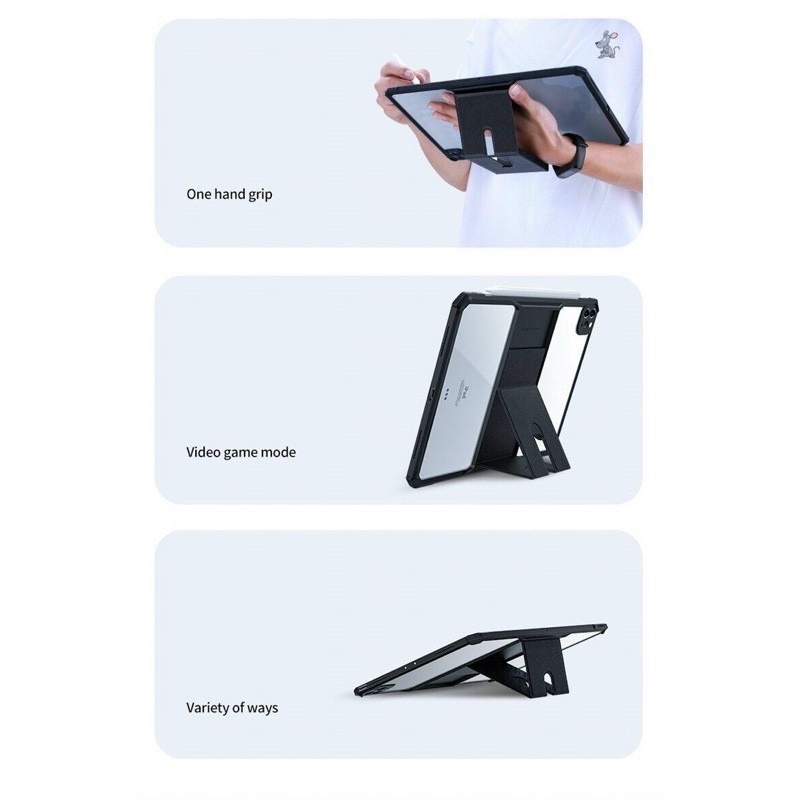 Ốp lưng kèm giá đỡ XUNDD Case cho IPad Gen 7/8/9 10.2 inch , IPad Mini 6 , viền dẻo chống sốc cho iPad