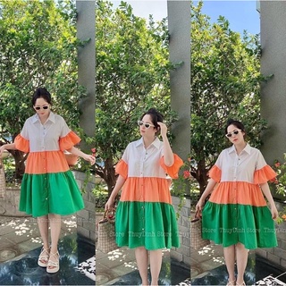 Bigsize đầm babydoll đầm xuông tầng 55-100kg