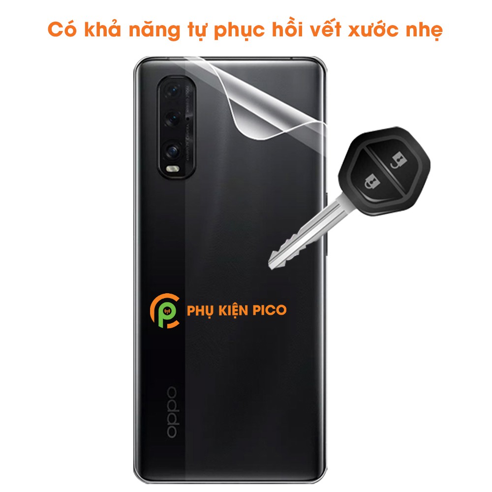 Dán lưng Oppo Find X2 full mặt lưng trong suốt PPF tự phục hồi vết xước - Dán dẻo Oppo Find X2