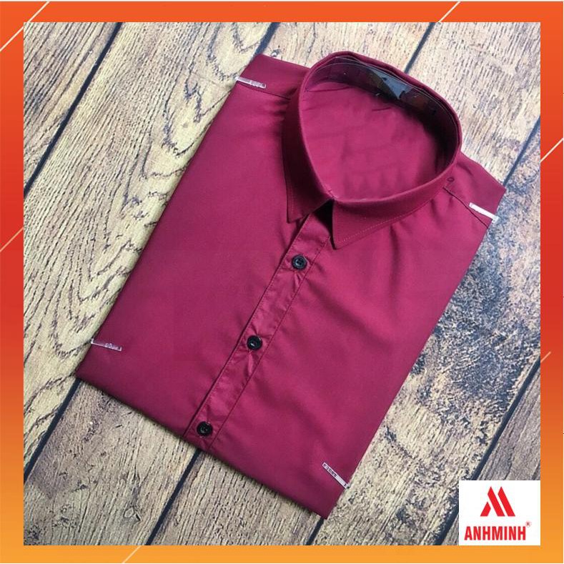 [TIỀN NÀO CỦA NẤY] Áo sơ mi nam trơn dài tay-vải lụa nến không nhăn | BigBuy360 - bigbuy360.vn