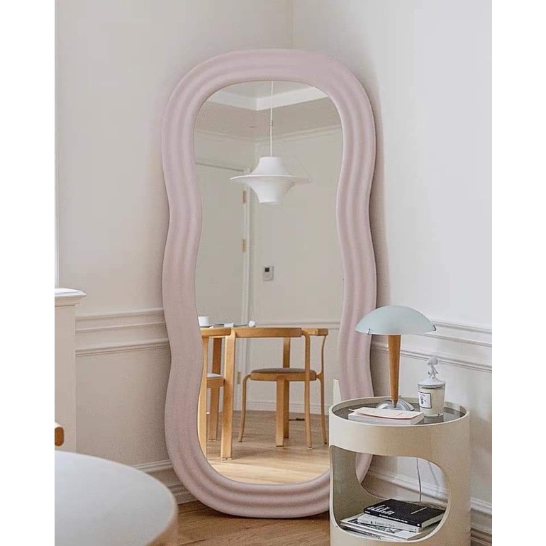 Gương lượn sóng dáng hạt đậu soi toàn thân⚡️SIÊU HOT⚡️ nịnh dáng, sang trọng,