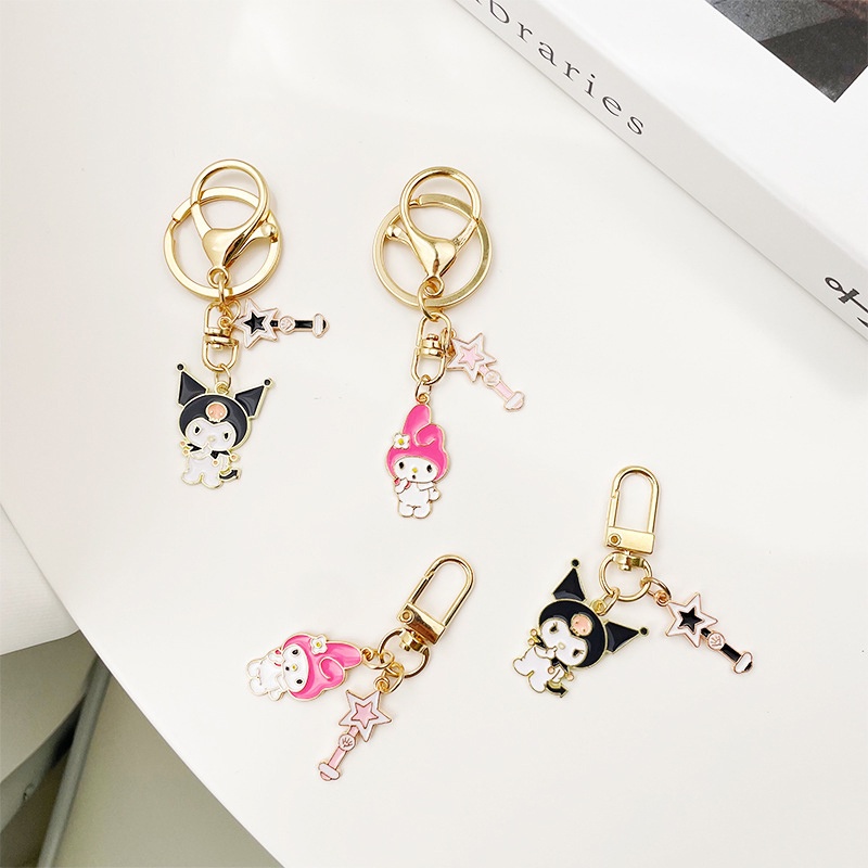 Móc Khóa Gắn Ba Lô Thiết Kế Kiểu Hoạt Hình Dễ Thương