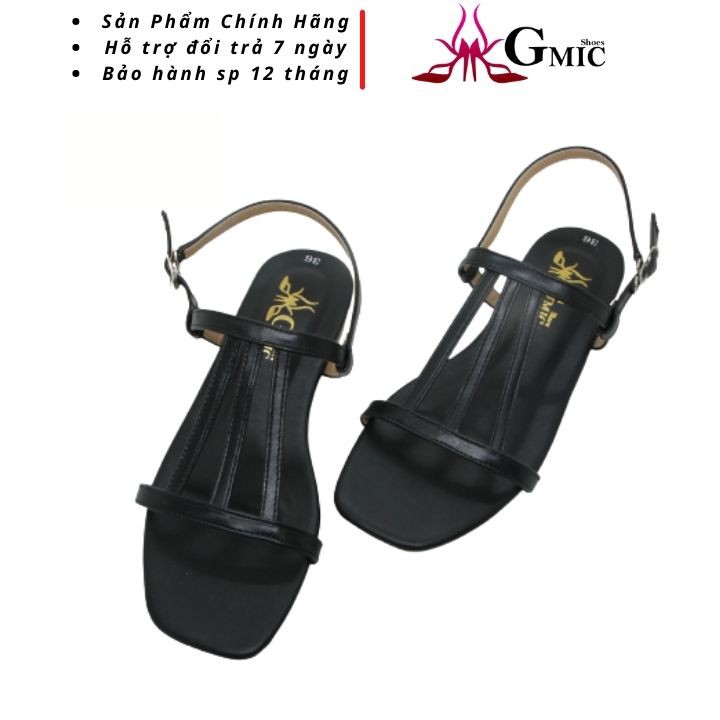 [ 𝗚𝗠𝗜𝗖 ] Giày Sandal Nữ Đế Bệt Quai Mảnh Ôm Chân, Chất Lương Cao Cấp Êm Chân Hàng Hiệu