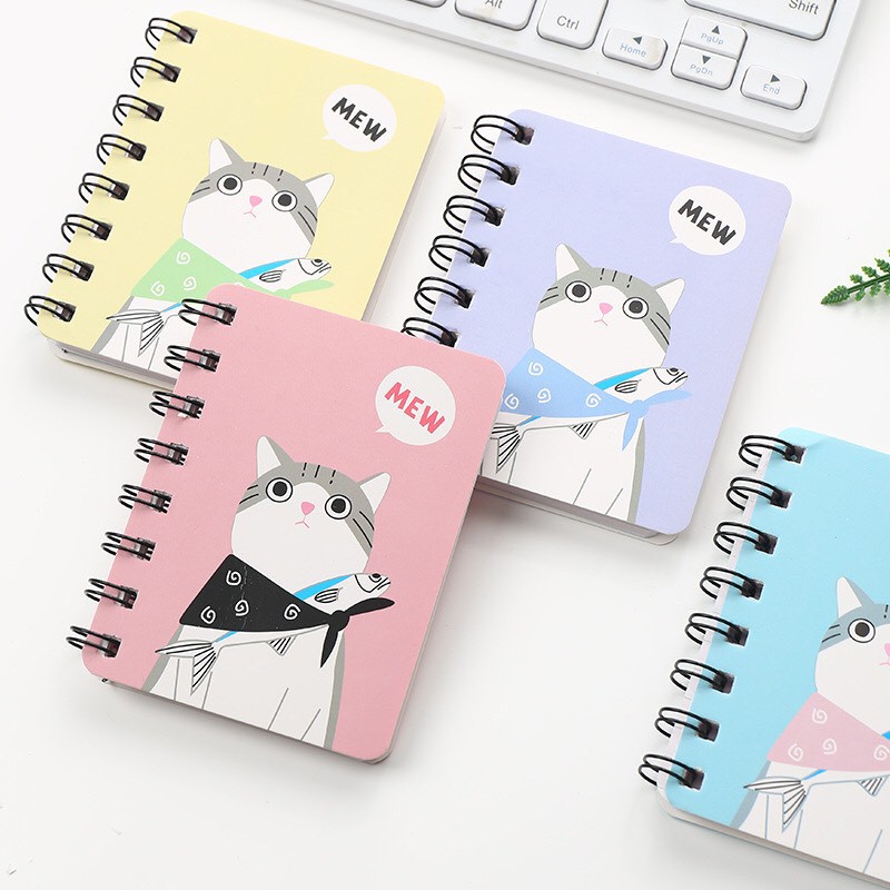 Sổ lò xo dễ thương cho học sinh_sổ ghi chép siêu cute giá rẻ bất ngờ