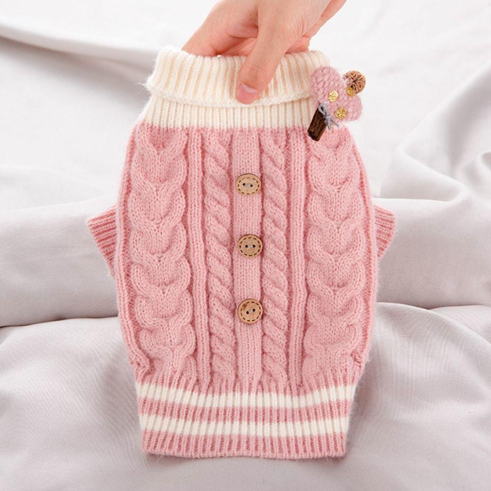 Áo Thu Đông Mềm Mại Giữ Ấm Không Tay Có Thể Xóa Được Cho Thú Cưng