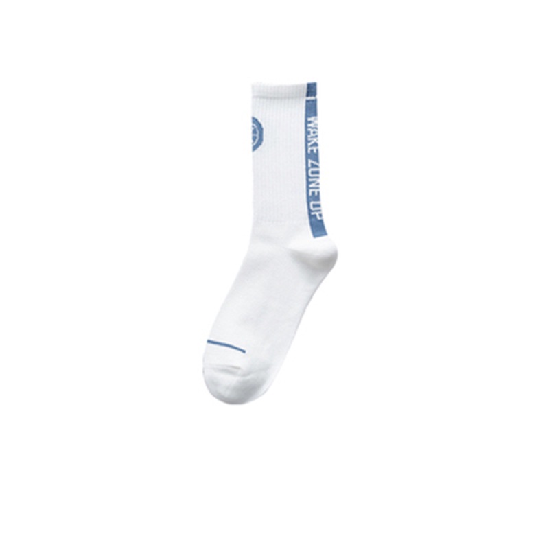 Tất IFNICEFUTURE vải cotton mỏng phong cách thể thao thời trang cặp đôi phù hợp cho đi học
