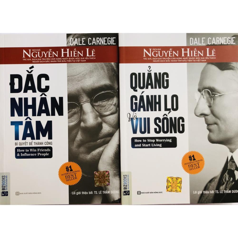 Sách - Combo Đắc Nhân Tâm + Quẳng Gánh Lo Đi Và Vui Sống