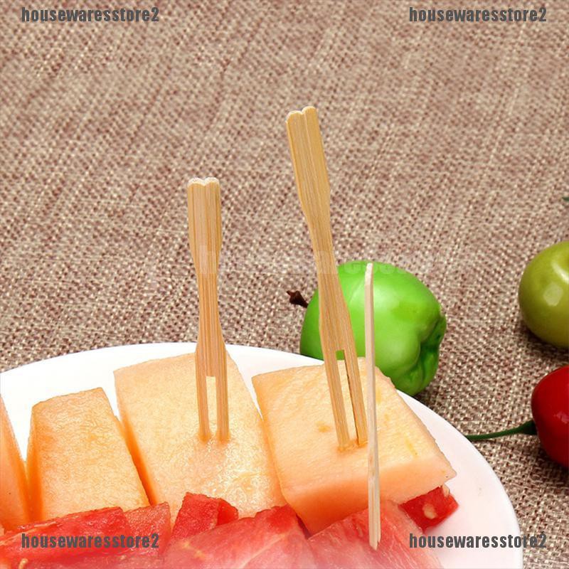 Bộ 100 Nĩa Tre Nướng Bbq Tiện Lợi Chất Lượng