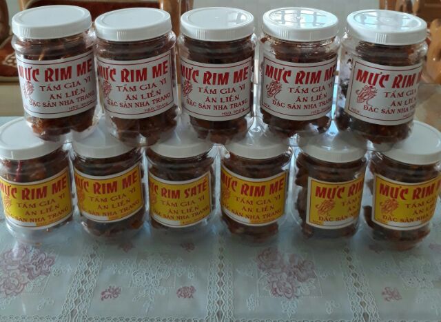 [Mã GROSALE2703 giảm 8% đơn 250K] Sỉ 5 hũ 200gr mực rim me/sate NGUYÊN CON NHA TRANG | BigBuy360 - bigbuy360.vn
