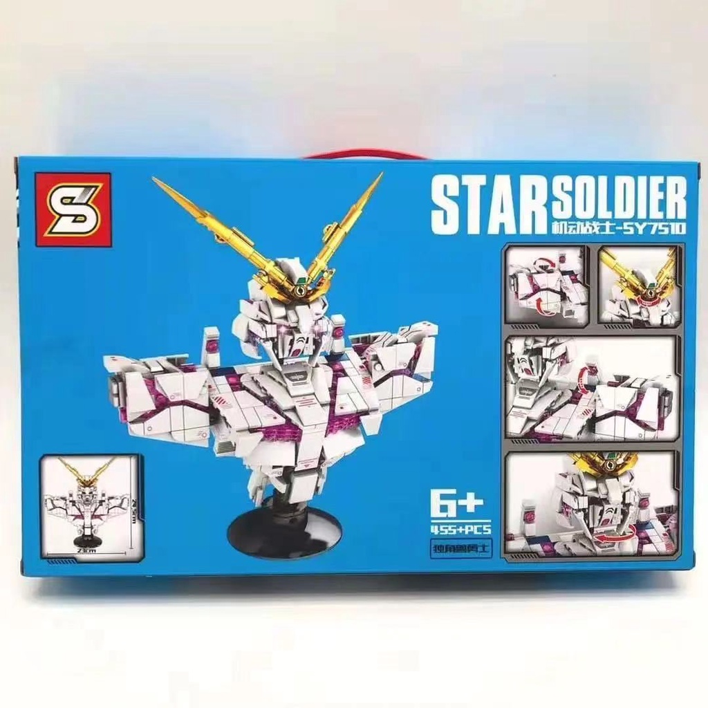 Mô hình Lego Gundam bán thân Zaku Unicorn Dinggao SY