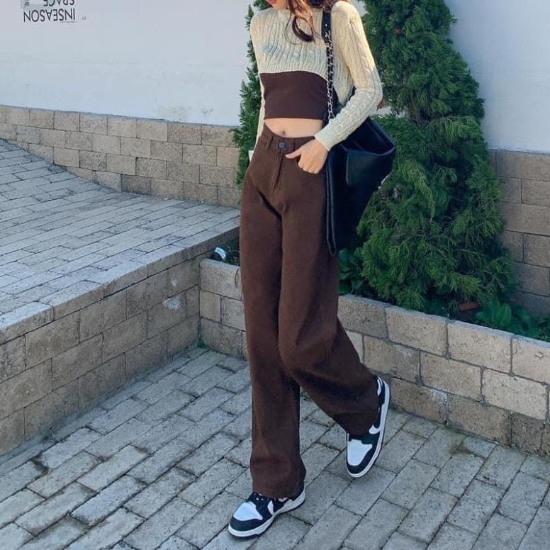 Quần DÀI KAKI BASIC PANTS màu TAN Ulzzang UNISEX