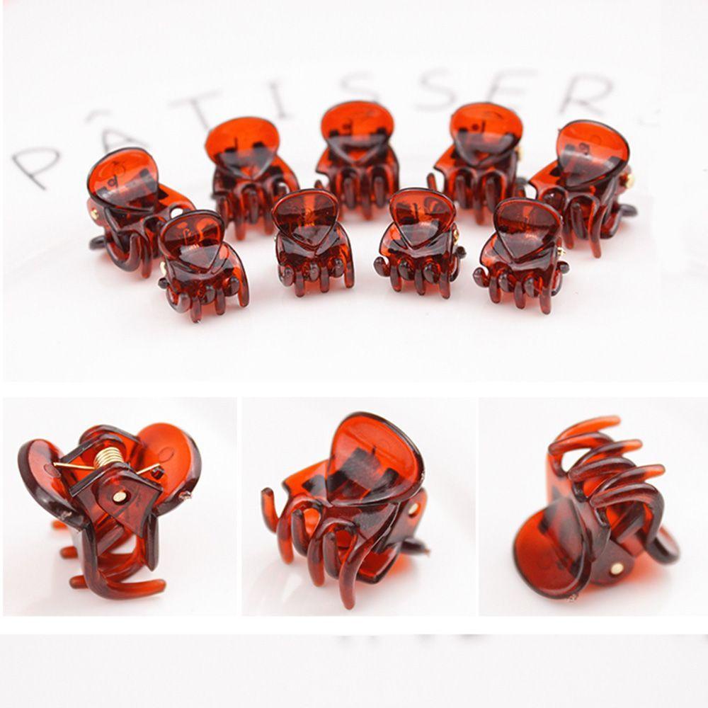 Set 12 Kẹp Tóc Nhựa Mini Dễ Thương Cho Nữ VANES1