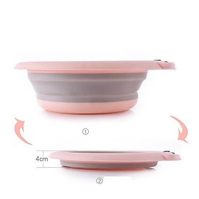 Chậu Rửa Mặt Gập Gọn Cún 34x32x10 CM