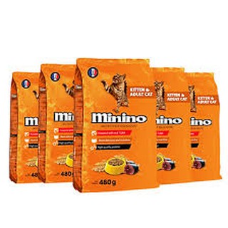 5 gói thức ăn mèo minino 480gr