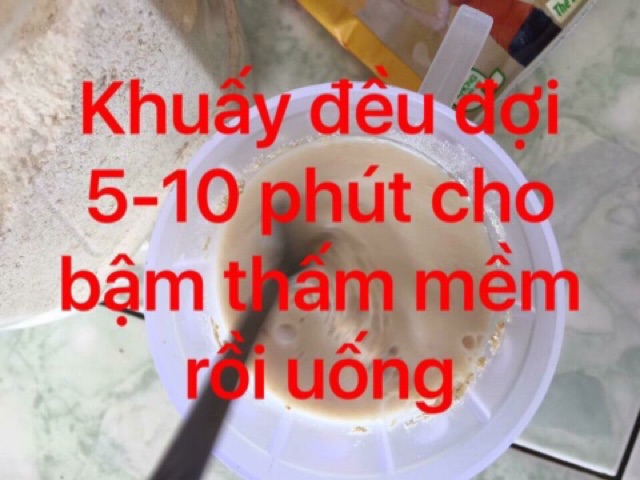 1kg yến mạch tươi xây nhuyễn giảm 2-4kg/ tuần ( yến mạch pha sữa)