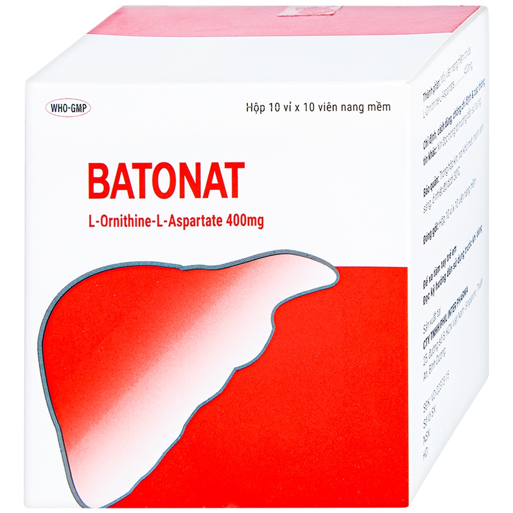 Batonat hộp 10 vỉ x 10 viên- hỗ trợ chức năng gan